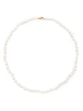 Adina Reyter 14kt yellow gold Chunky Seed pearl necklace - White