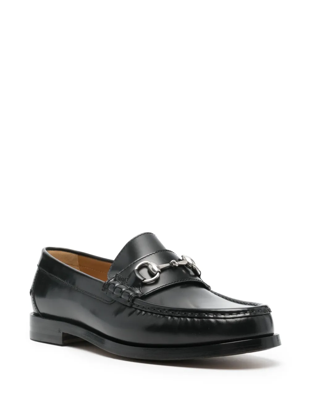 Horsebit leather loafers