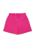 MAX&Co. Kids logo-embroidered cotton shorts - Pink