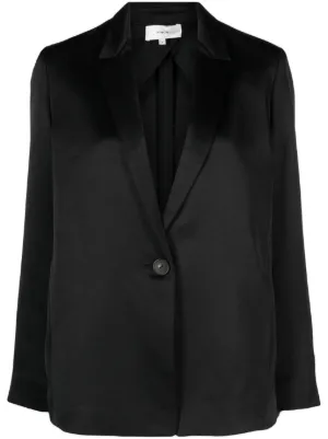 MM6 Maison Margiela ノーカラージャケット | ブラック | FARFETCH JP