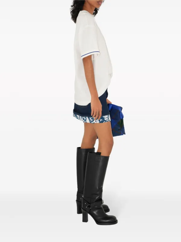 Burberry short-sleeve Cotton T-shirt | White | FARFETCH SG
