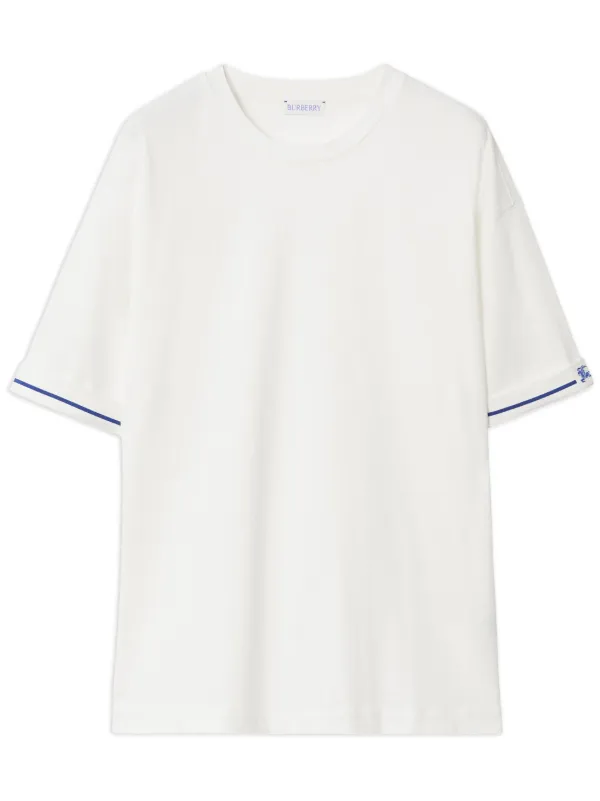 Burberry Short-sleeve Cotton T-shirt in White
