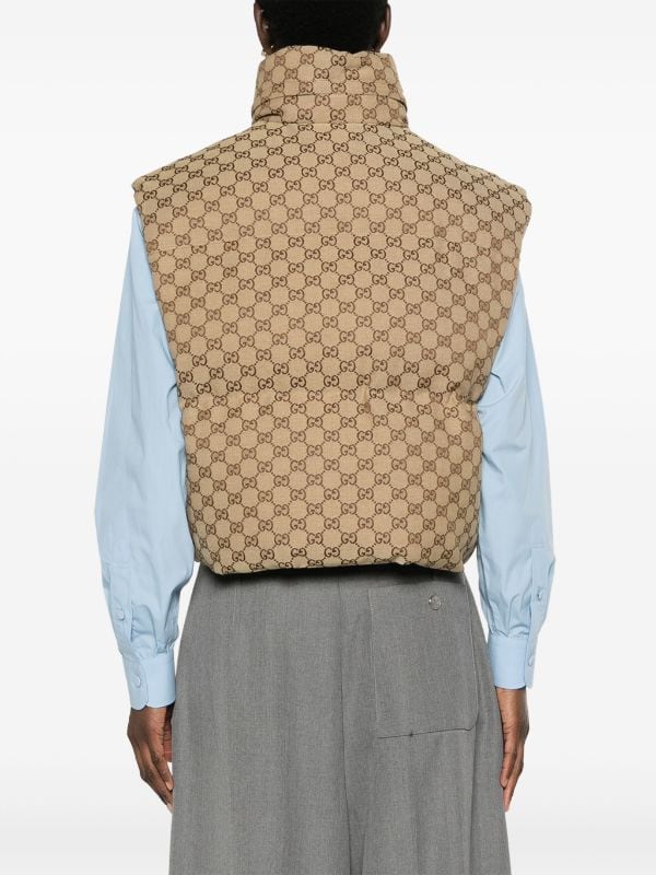 Gucci GG Supreme Padded Gilet - Farfetch