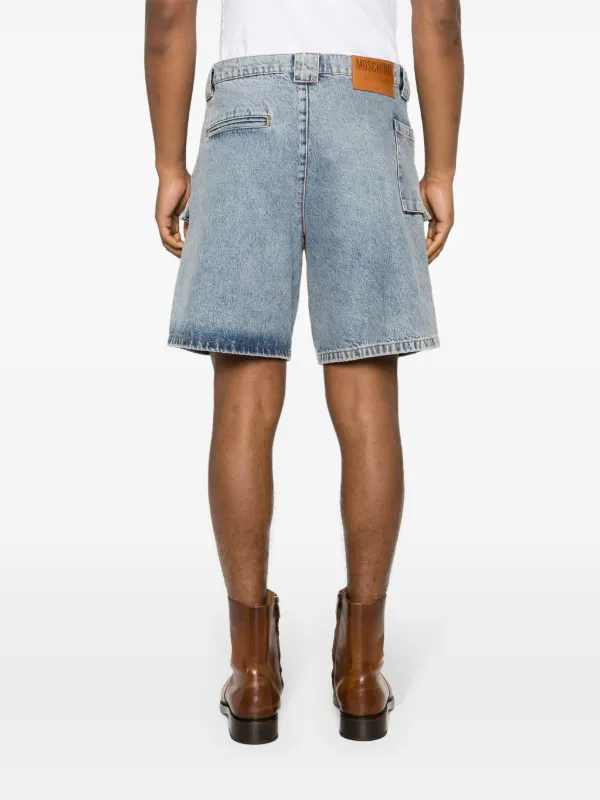 【関税&送料込】Moschino Jeans Denim Shorts MOSCHINO JEANS Denim Shorts | Blue | FARFETCH