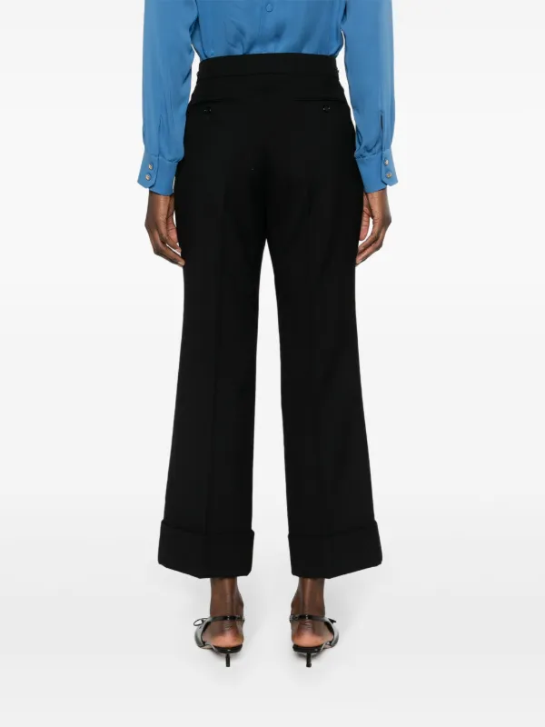 Gucci mid-rise Tailored Wool Trousers - Farfetch