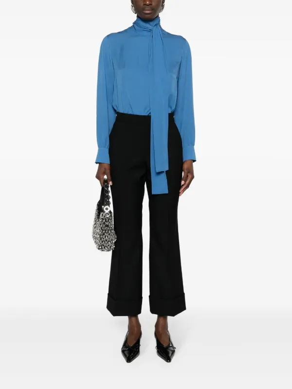 Gucci mid-rise Tailored Wool Trousers - Farfetch