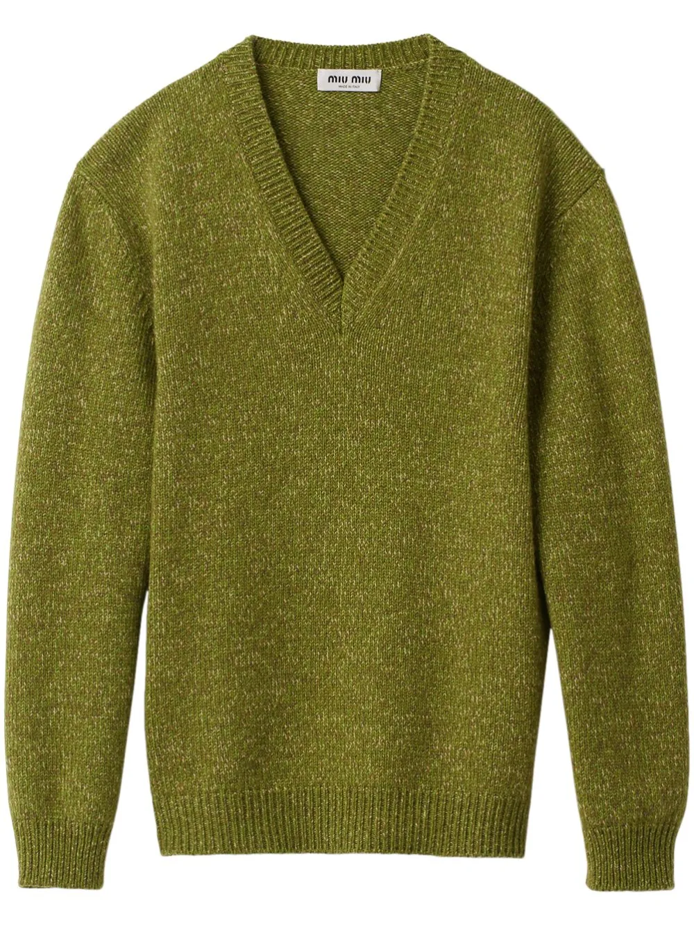 Image 1 of Miu Miu V-neck wool-cashmere jumper