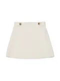 MAX&Co. Kids panelled A-line skirt - White