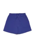 MAX&Co. Kids logo-embroidered cotton shorts - Blue
