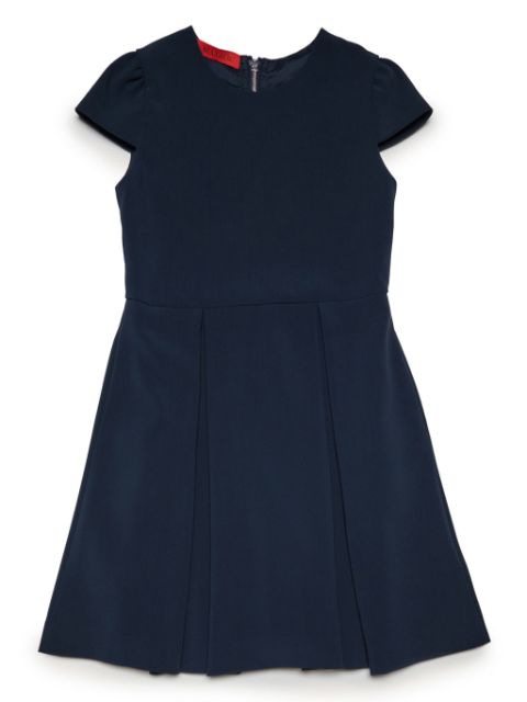 MAX&Co. Kids pleated round-neck dress