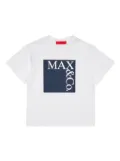 MAX&Co. Kids Icona cotton T-shirt - White