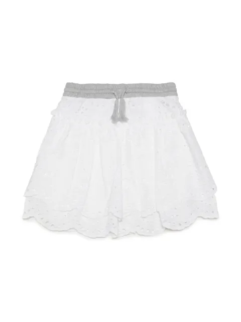 MAX&Co. Kids floral-lace cotton skirt