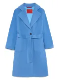 MAX&Co. Kids Runaway single-breasted coat - Blue