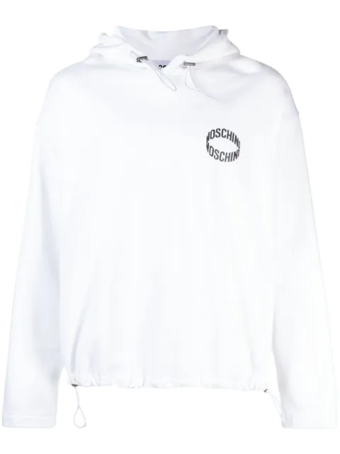Moschino sudadera con aplique del logo