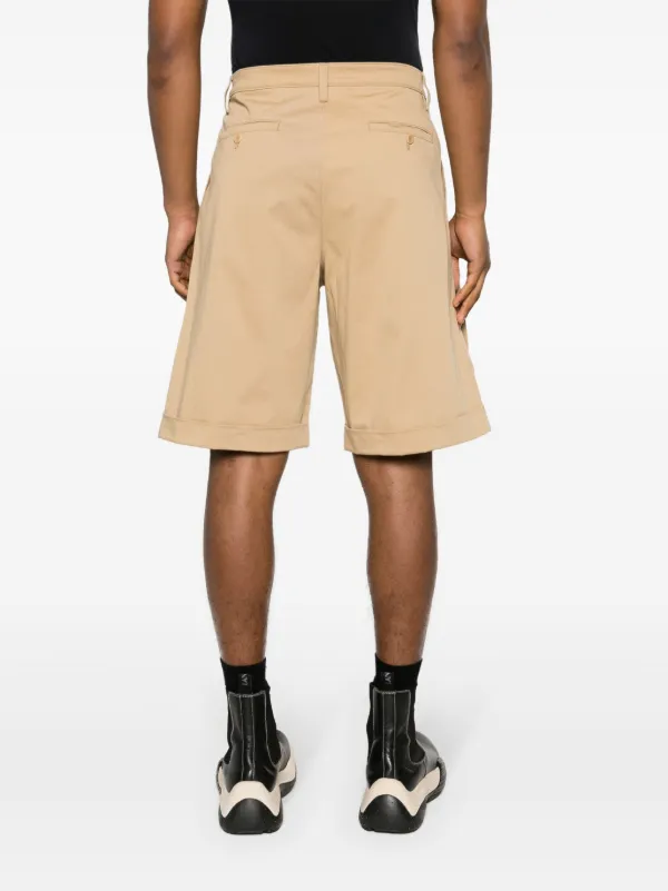 Moschino Shorts Con Stampa Marrone FARFETCH IT