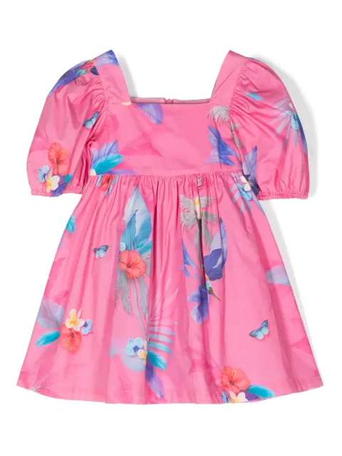 Lapin House floral-print empire-line dress