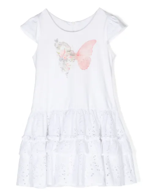 Lapin House vestido con mariposas estampadas