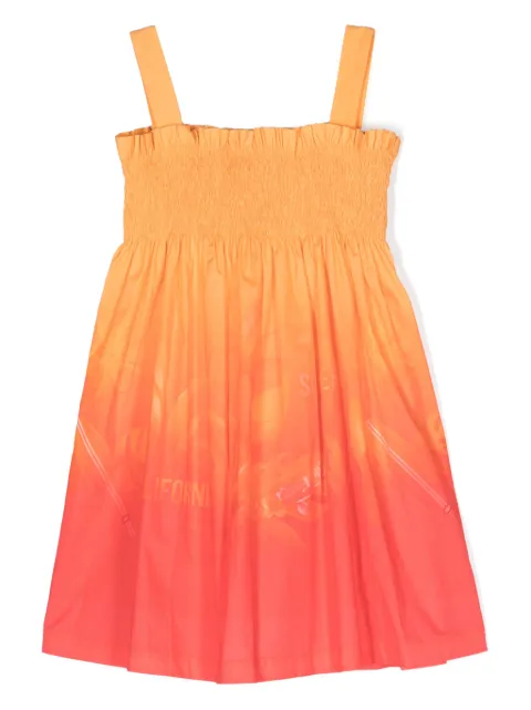 Lapin House ombré-effect cotton dress