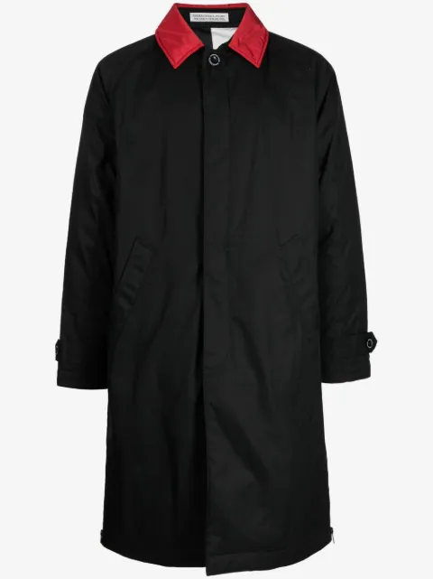Undercover x FRGMT logo-print parka coat