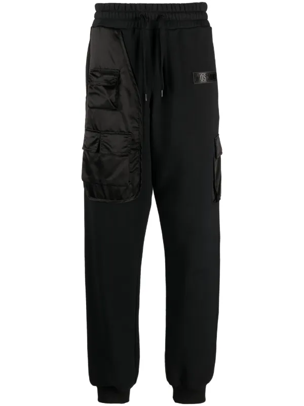 パンツ MOSCHINO Smart pants Black Moschino slim-cut Track Pants | Black | FARFETCH