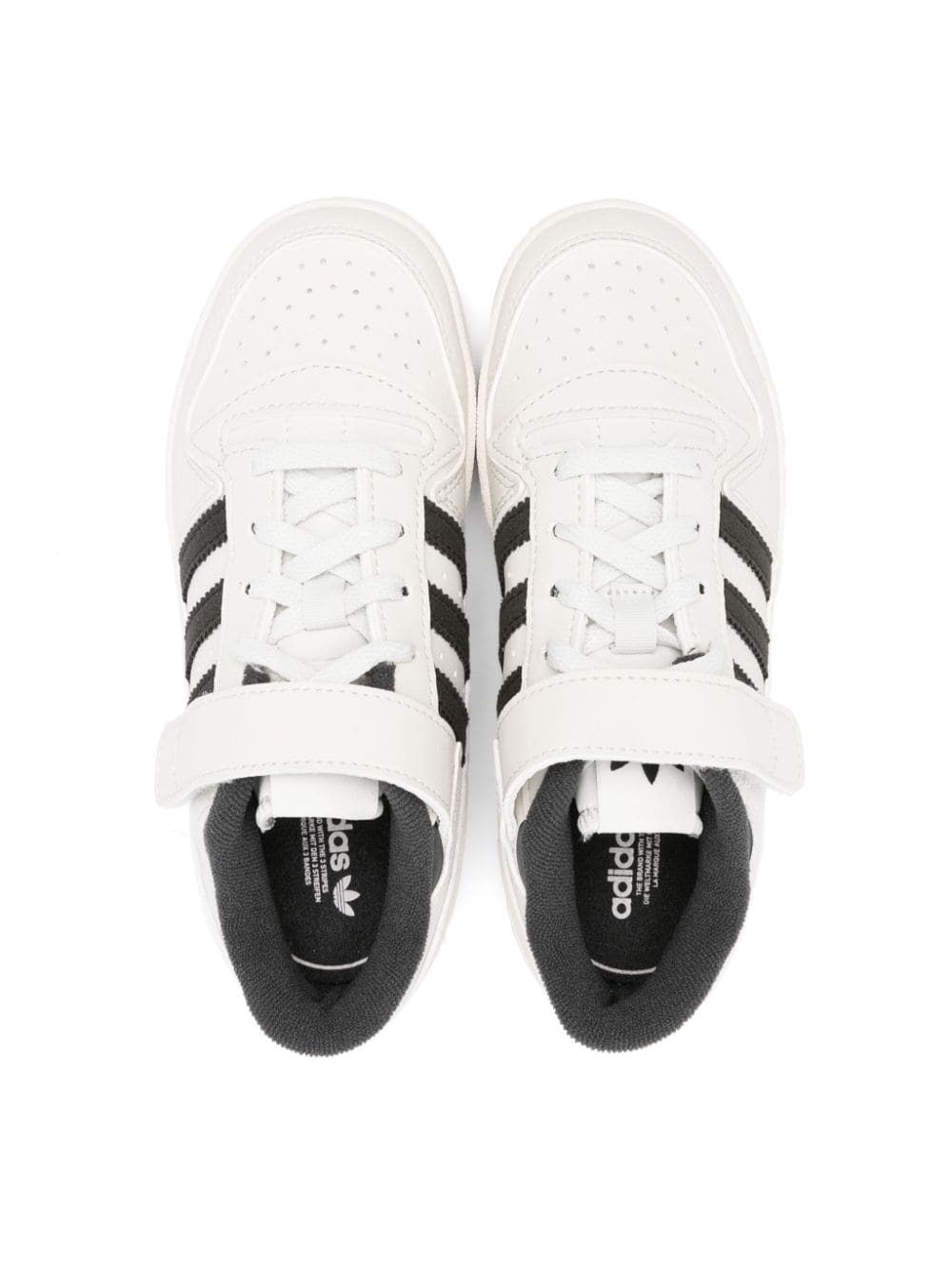 Shop Adidas Originals Forum Low Sneakers In Neutrals