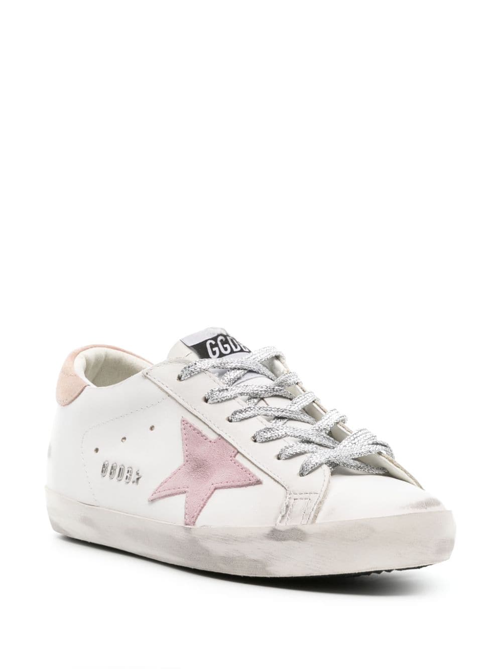 Golden Goose Super-Star leren sneakers - Wit