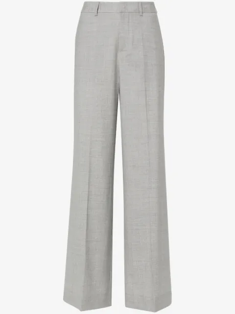 P.A.R.O.S.H. pressed-crease wide-leg pants