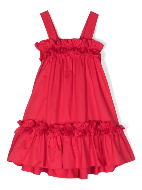 Lapin House ruffled-trim cotton dress