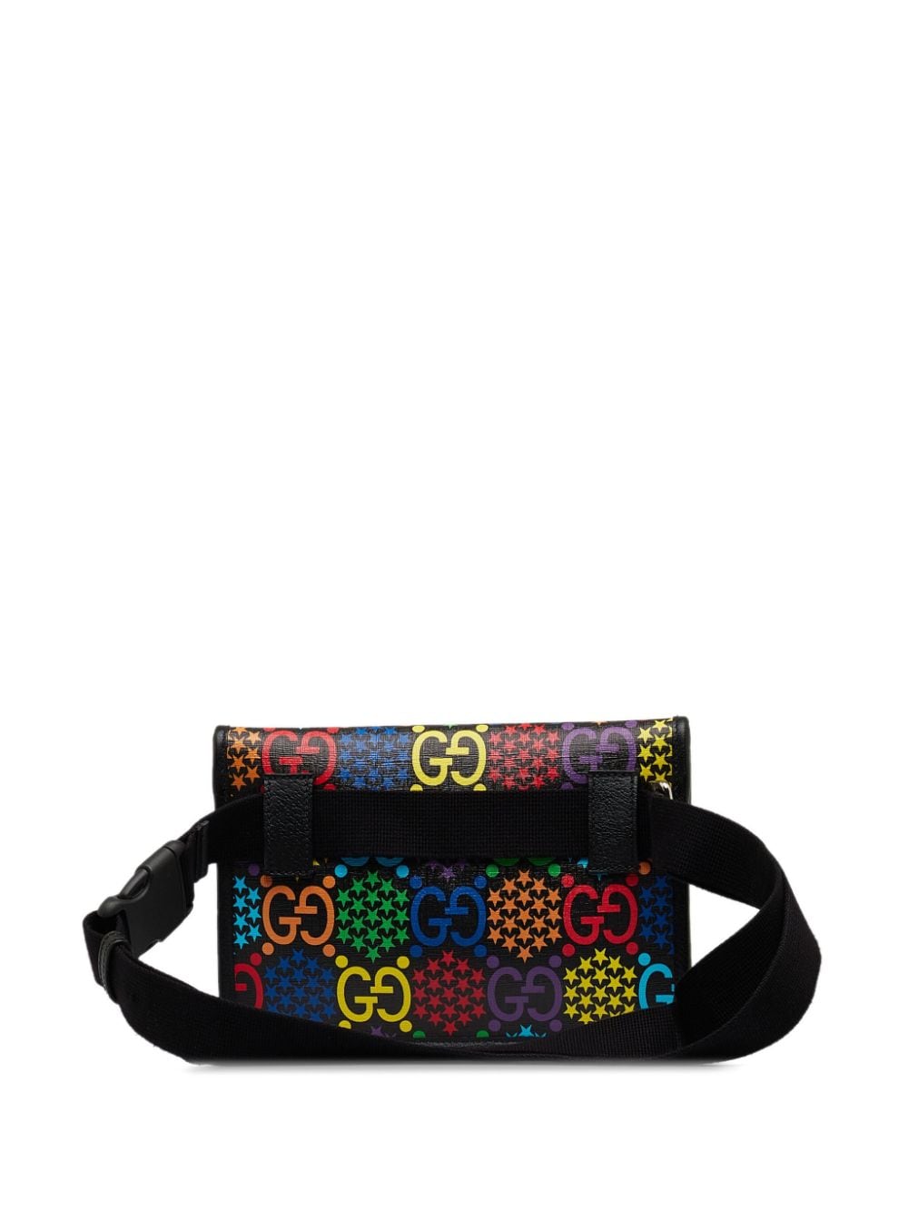 Gucci Pre-Owned 2020 GG Supreme Psychedelic flap belt bag - Zwart