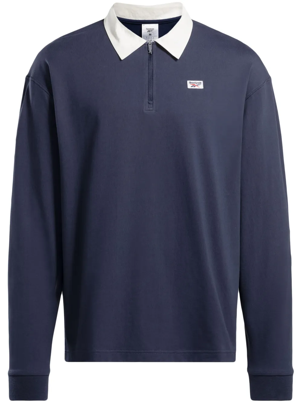 Reebok Court Sport Sweatshirt mit Viertelreißverschluss - Blau