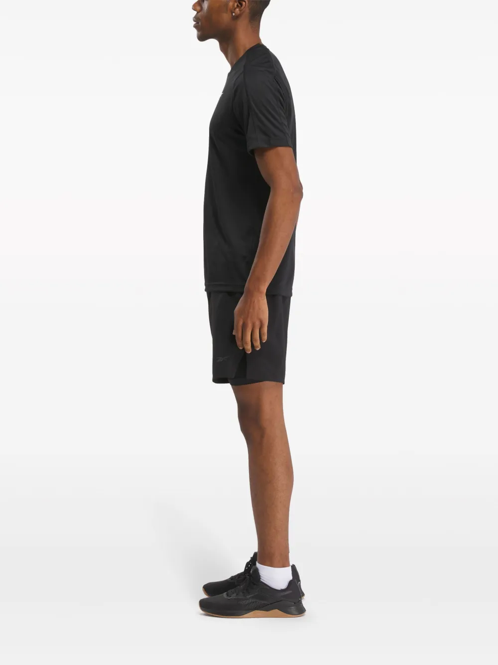 Reebok Speed 4.0 hardloopshorts Zwart