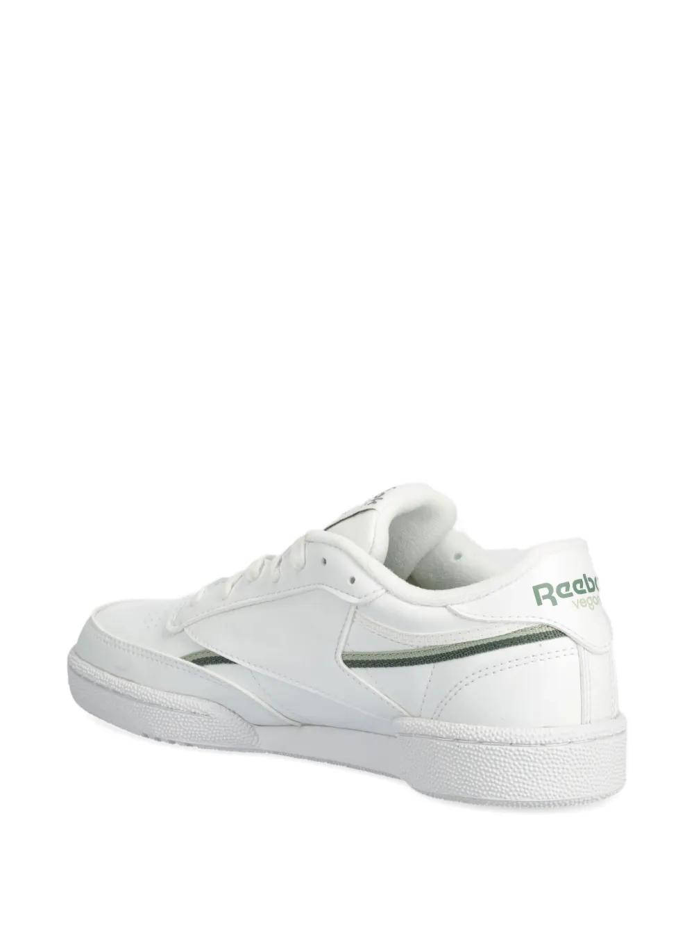 Reebok striped-detail sneakers White Vintage Green Trek Green