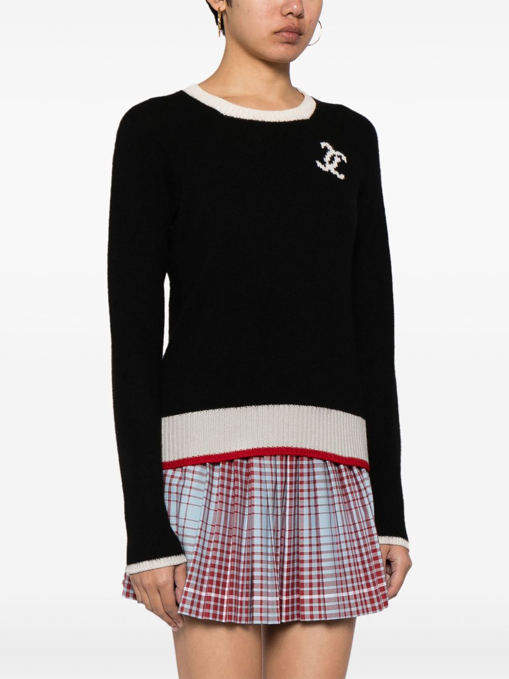 CHANEL 1996 CC cashmere jumper Women