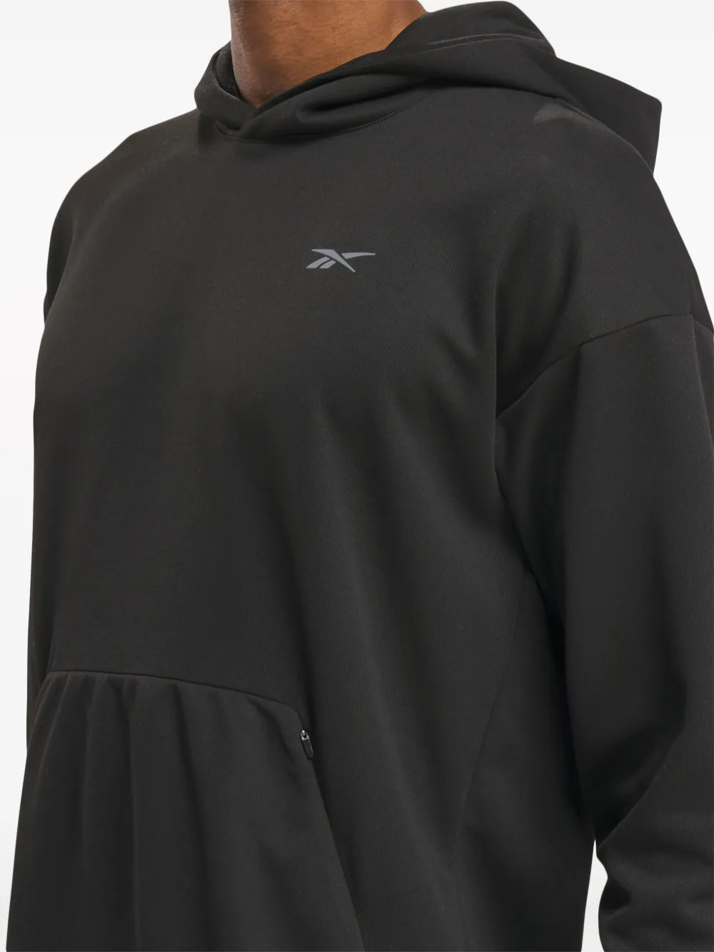 Reebok Strength hoodie van katoenblend Zwart