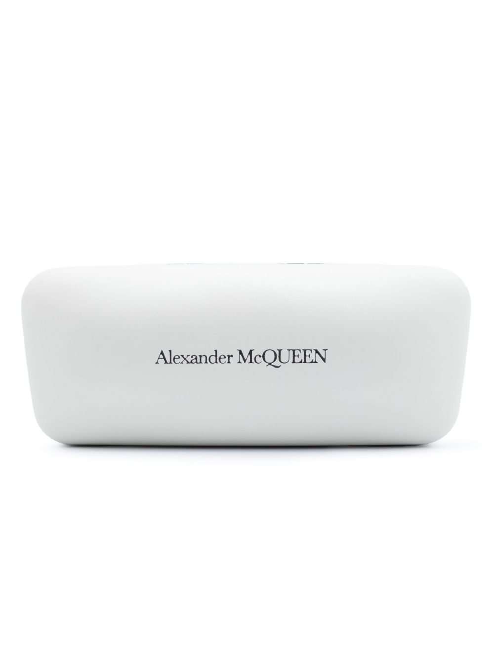 Alexander McQueen Eyewear Zonnebril met rechthoekig montuur Beige