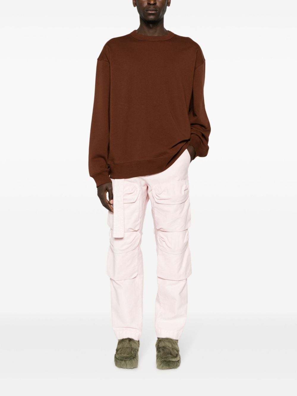 DRIES VAN NOTEN Oversized sweater - Bruin