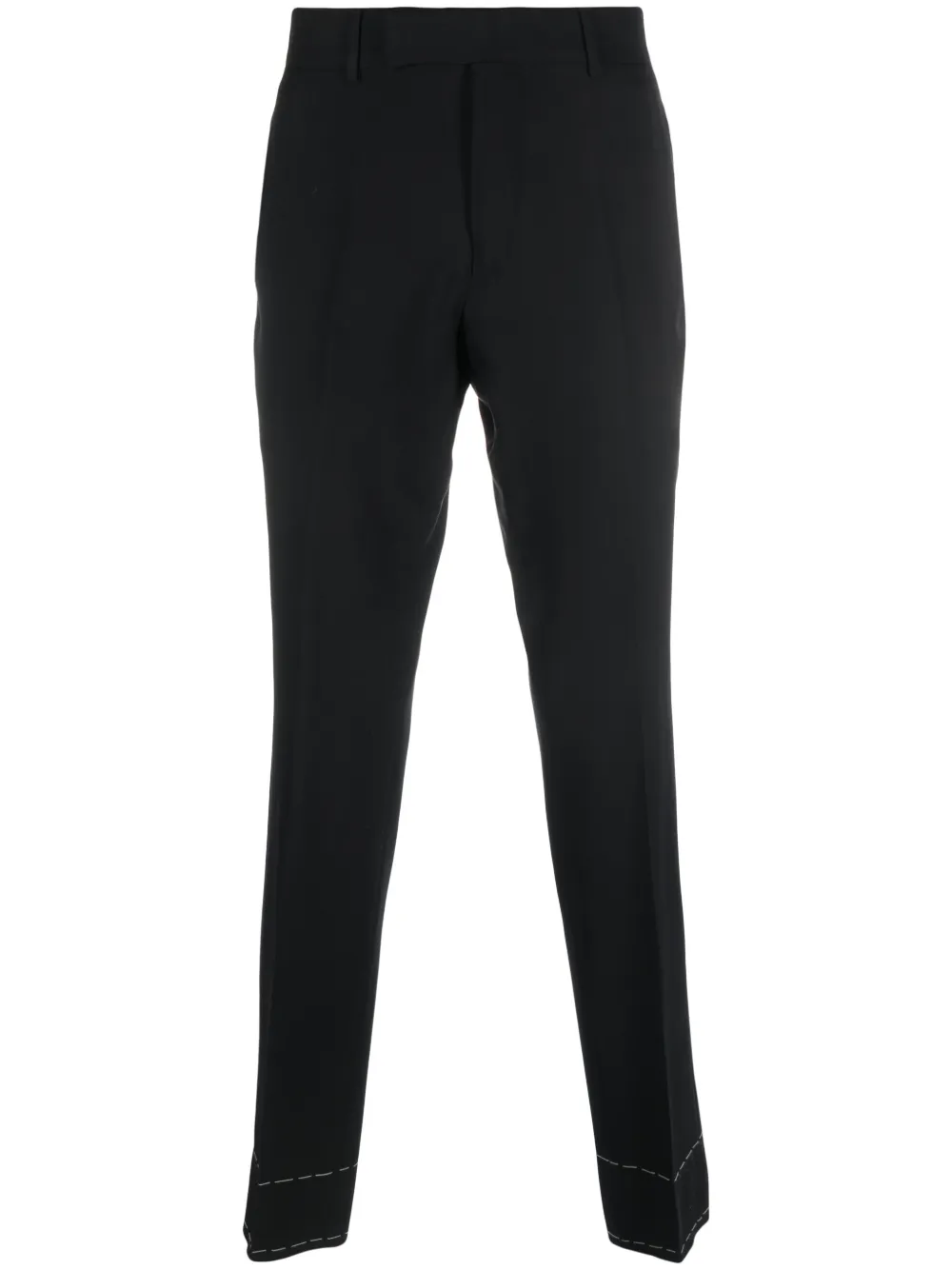 Dunhill Broek met toelopende pijpen Zwart