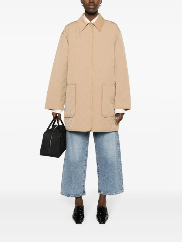 TOTEME Quilted Barn Jacket | Neutrals | FARFETCH AO