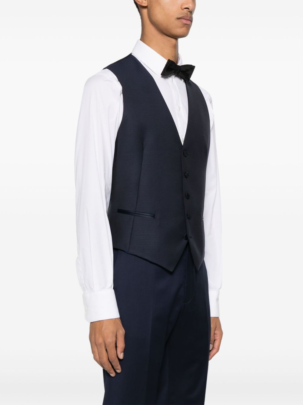 Tagliatore V-neck button-down waistcoat Men