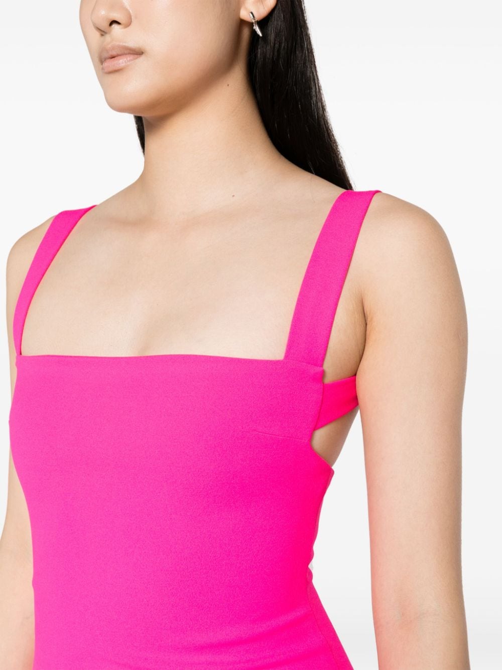 Shop Solace London The Joni Open-back Dress In Pink