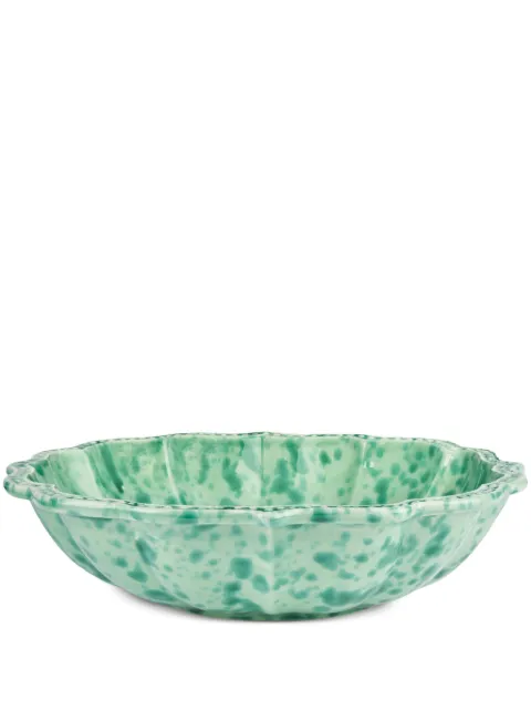 Cabana Speckled ceramic serving bowl