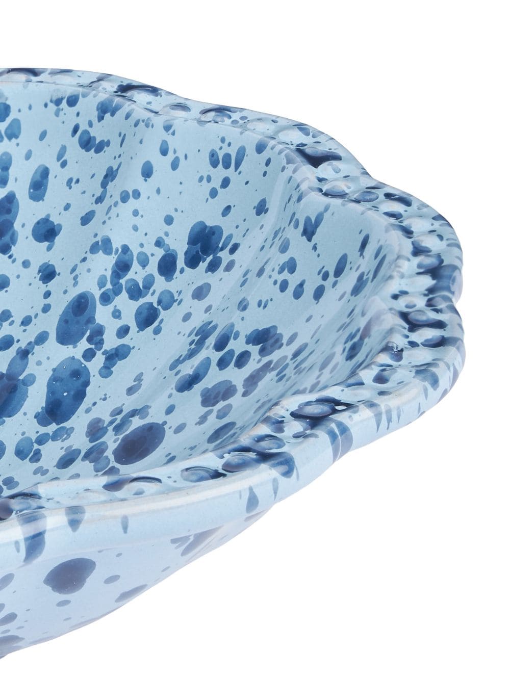 Shop Cabana Small Speckled Ceramic Bowl In Blue