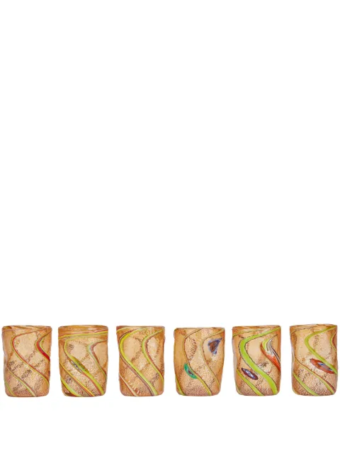 Cabana Penellate glasses (set of six)