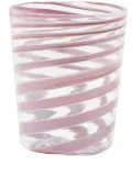 Cabana Giravolta water glass - Pink