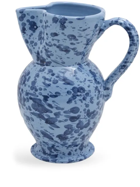 Cabana Speckled ceramic pitcher (26.5cm x 15cm)