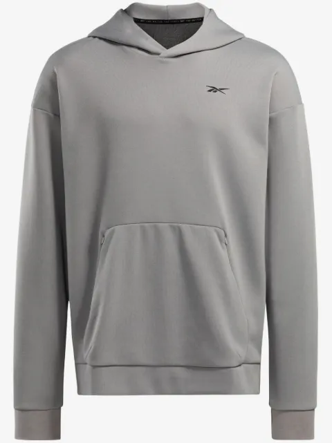Reebok Strength logo-embroidered hoodie