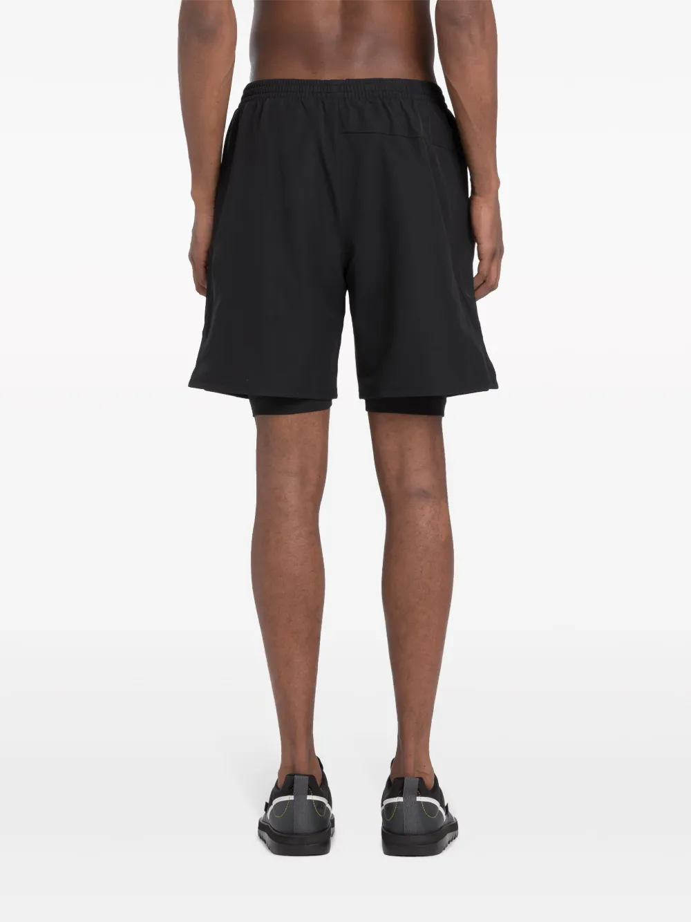Reebok 2-in-1 hardloopshorts Zwart