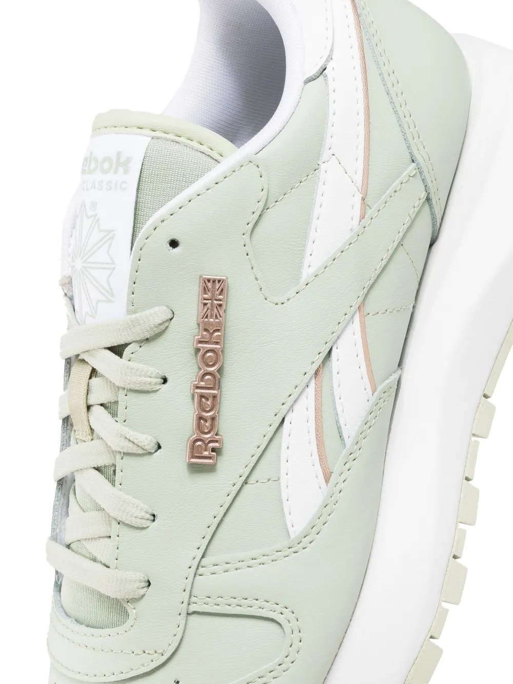 Reebok classic lime green deals