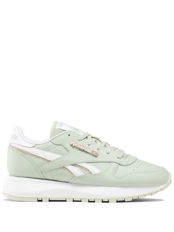 Green reebok classic store