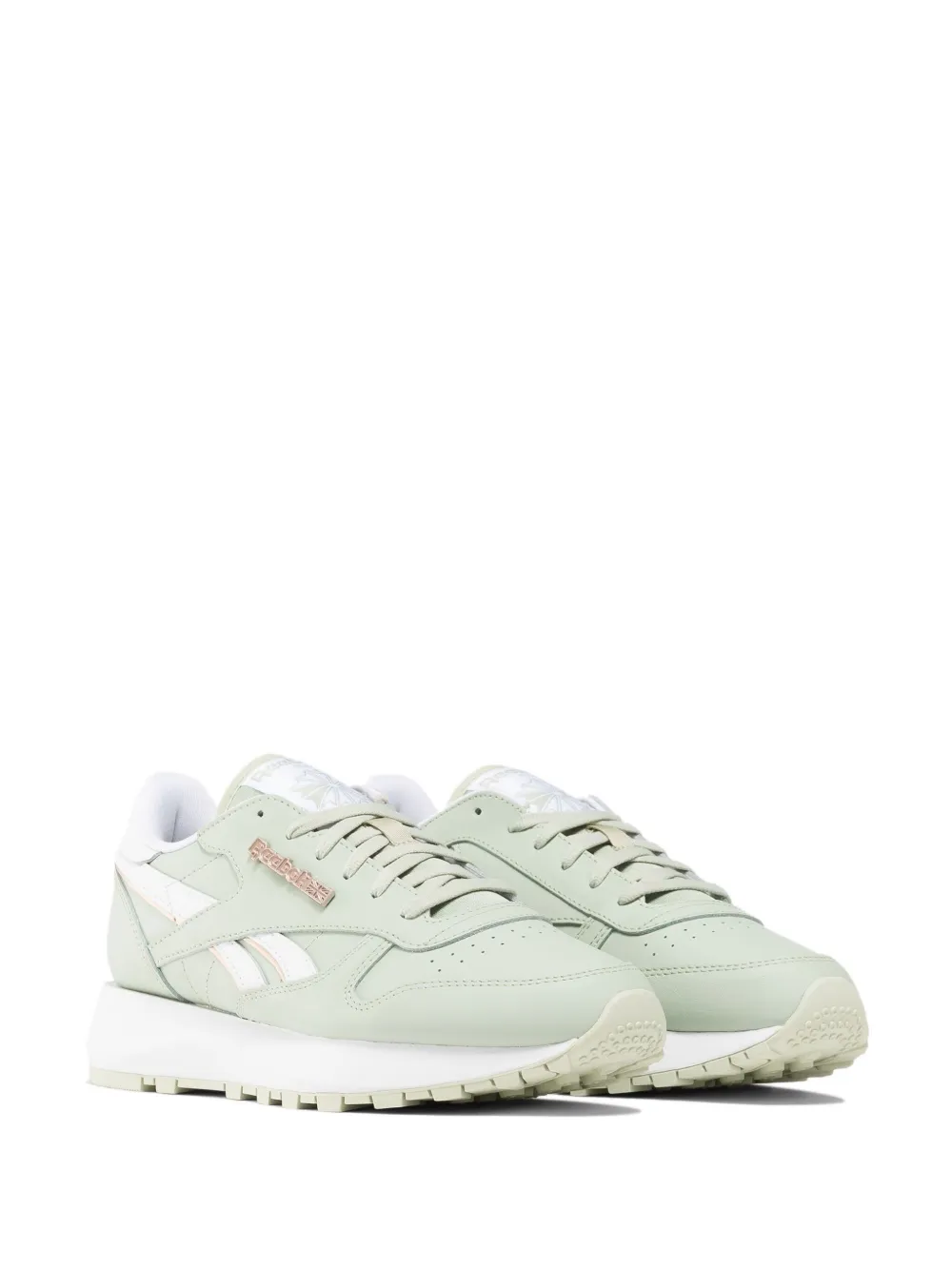 Reebok Classic faux-leather sneakers Green